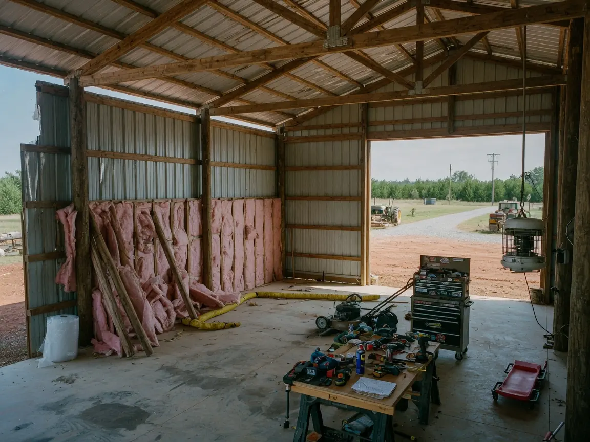 Is It Worth Insulating a Pole Barn You Only Use as a Shop?