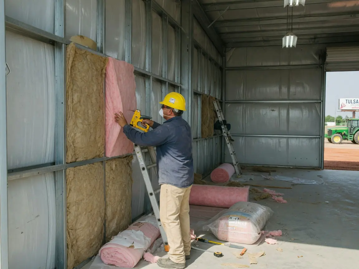 pole barn insulation in Owasso