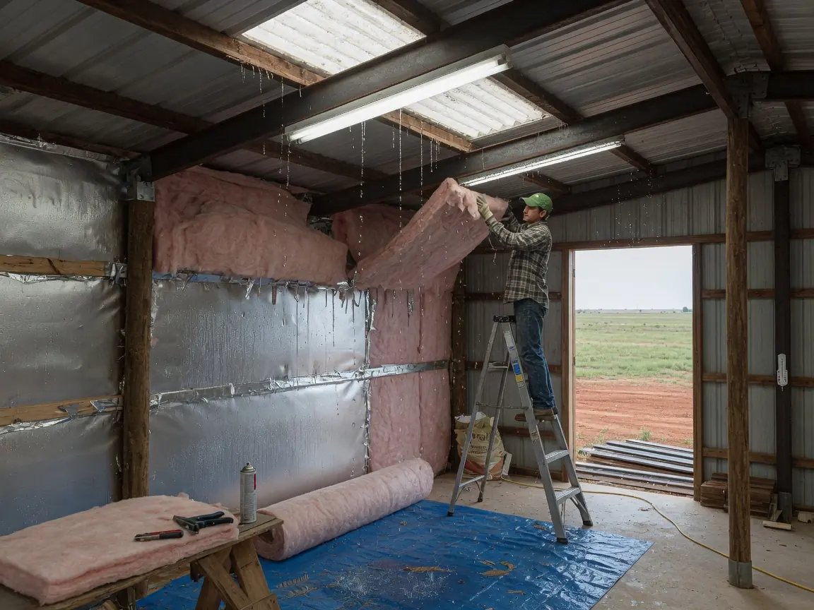 pole barn insulation in Sand Springs